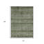 Tapis intérieur / extérieur lavable 10 pi x 14 pi vert olive et vert fougère