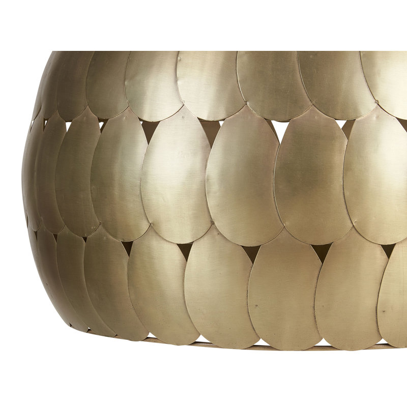 Sherice 1 - Light Gold Dome Pendant