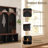 Farmhouse Arched Wooden Mall Tree, Walnut 5-hook Entryway Bench, 4-in-1 -123028155