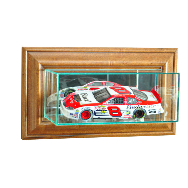 Vitrine murale NASCAR, Noyer