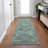 Machine Washable Indoor/Outdoor Xhevrie Sage Rug-1442435219