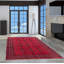 Tapis décoratif en laine de conception unique noué à la main New Age de 6 pi 5 po x 9 pi 2 po Cathrina