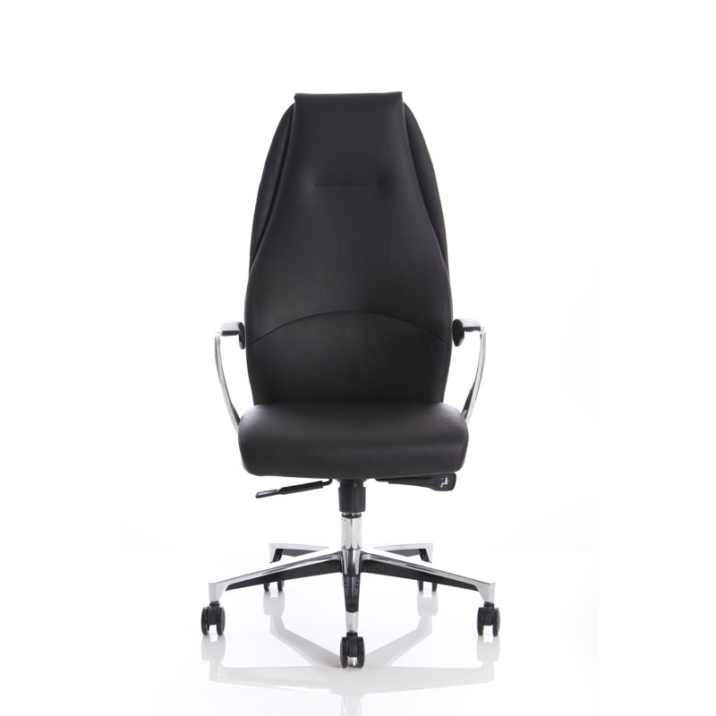 Mien Bonded Leather Executive Chair, Black