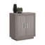 Armoire de rangement, finition grise
