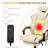 Inbox Zero 6-point Massage Office Chair With Footrest, Heated Executive Office Chair With Reclining Backrest, Ergonomic Gaming Chair With Padded Armrest,-1675993606
