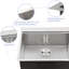 25'' L Drop-In Single Bowl Stainless Steel Kitchen Sink
