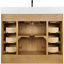 Meuble-lavabo simple 42 po avec tiroir, tablette, prise de courant et plateau en marbre d'ingénierie-2137449799-2137449796