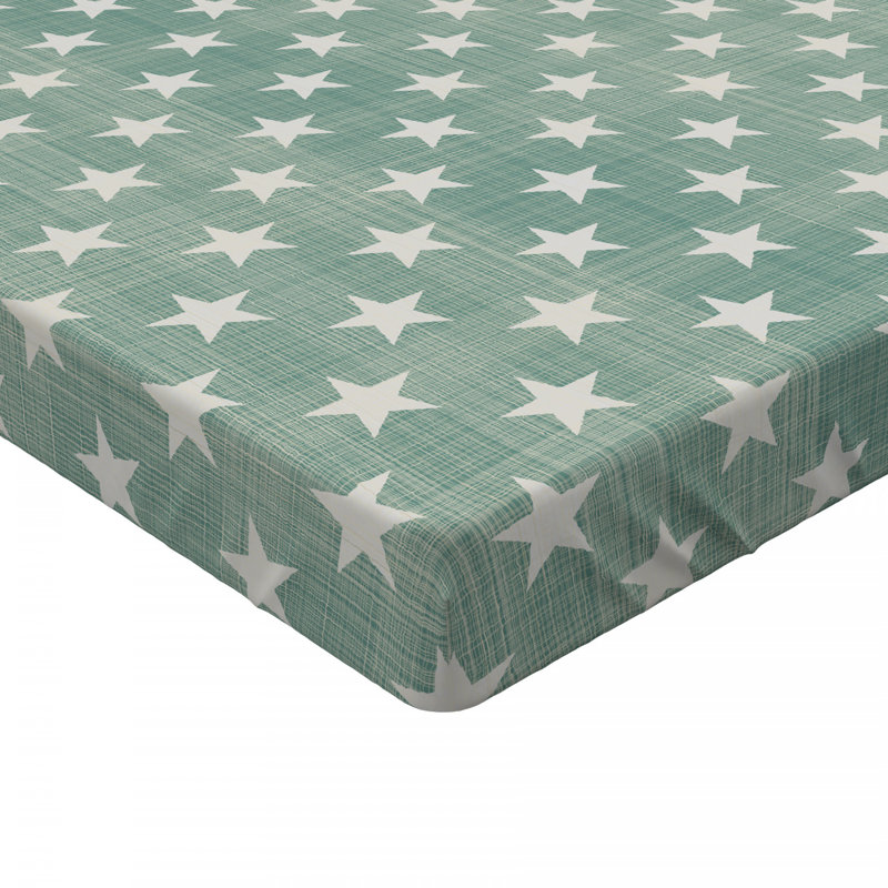 Microfiber Geometric Fitted Sheet, Full Fitted Sheet