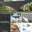 UV Block Outdoor Triangle Sun Shade Sail Canopy – Breathable Heavy Duty Patio & Garden Shade – Easy Installation, Durable Material – 16x16x16FT, Deep Gray-126544685