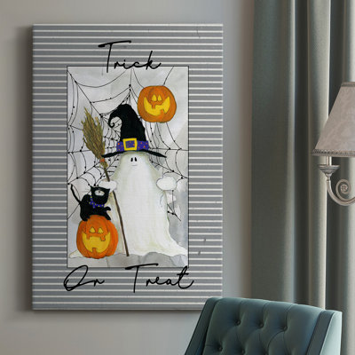 Trick Or Treat Ghost " Trick Or Treat Ghost " Painting Print