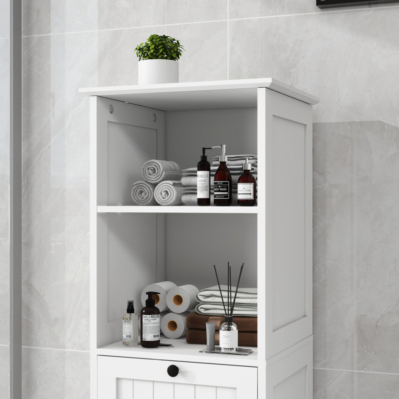 Armoire de trieuse à lessive blanche Space