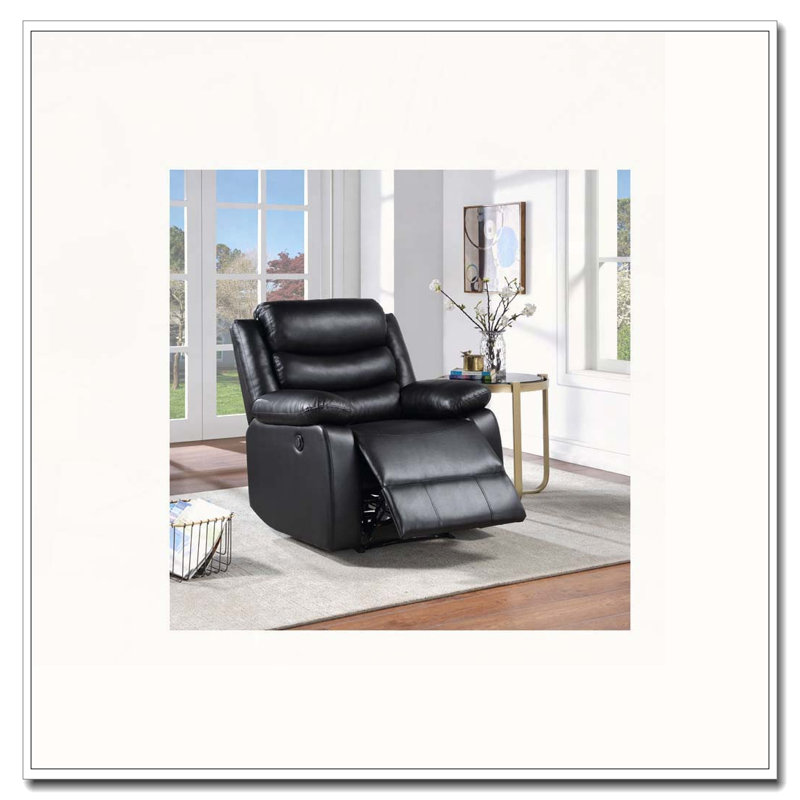 Fauteuil inclinable électrique en cuir synthétique