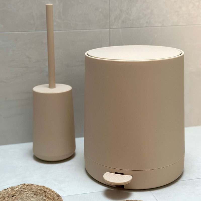 Canette de salle de bain avec couvercle à fermeture lente , Sand