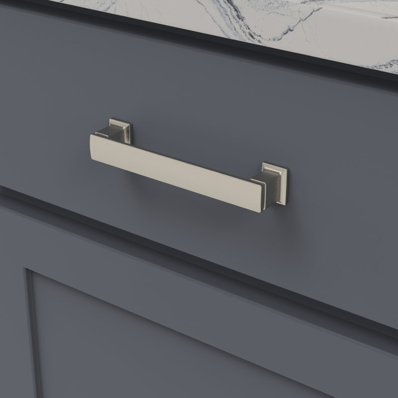 Cambridge Arch Pull, Satin Nickel