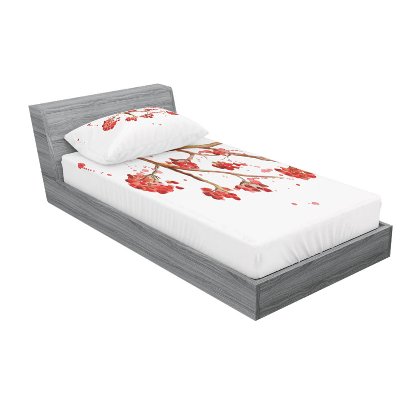 Microfiber Sheet Set, Twin Sheet Set with Fitted Sheet