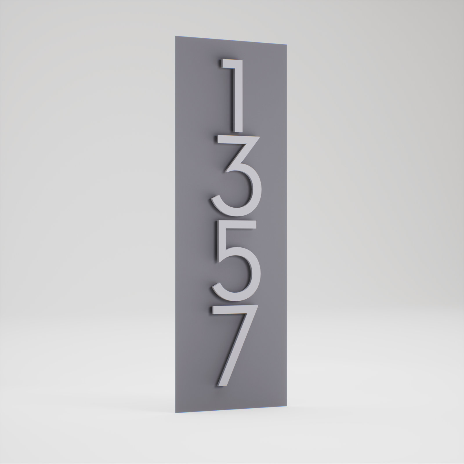 Simply Sweet Wall Address Plaque, Yes, Gray, Silver