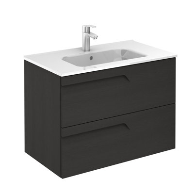 Huntsville 34'' Single Bathroom Vanity with Ceramic Top