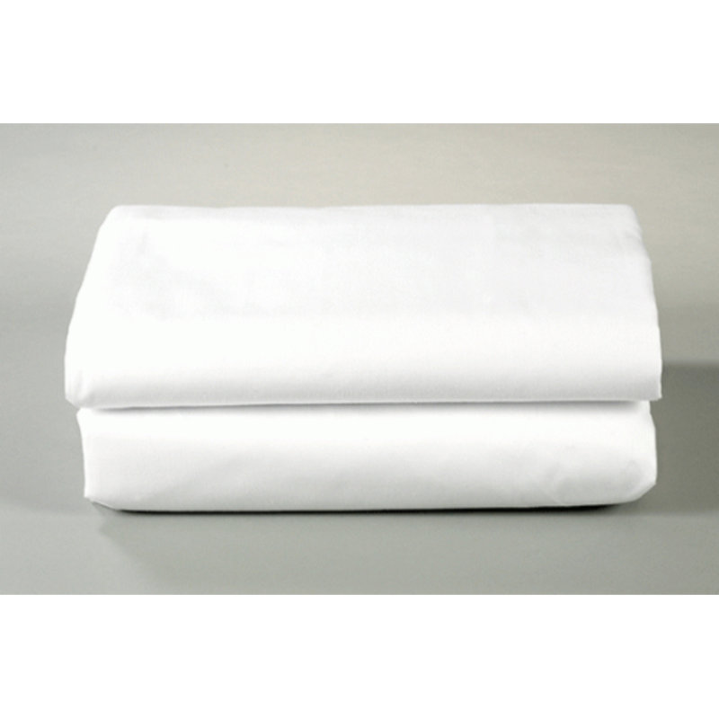 Percale Solid Colour Pillowcase, King Case Pack, White
