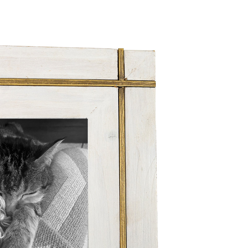 Viole White Wood Picture Frame