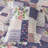  Purple/Pink Multi Color And Patterns Cotton Reversible Quilt Set-96923956