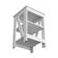 Table d'appoint Clio, avec deux tablettes-514122691
