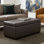 Repose-pieds de rangement rectangulaire avec rangement dissimulé Avalon l 44 po Avalon