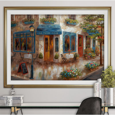 " Le Petit Cafe " Painting Print