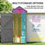 Solid Wood Tongue & Groove Apex Tool Shed-146379690