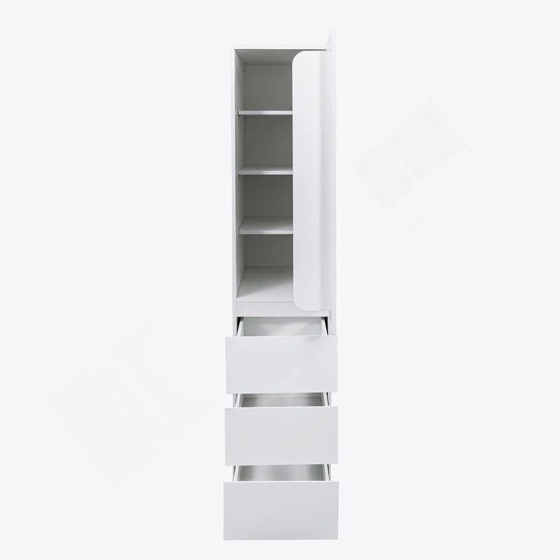 Armoire de rangement pour garde-manger, garde-manger avec portes, tablettes et tiroirs