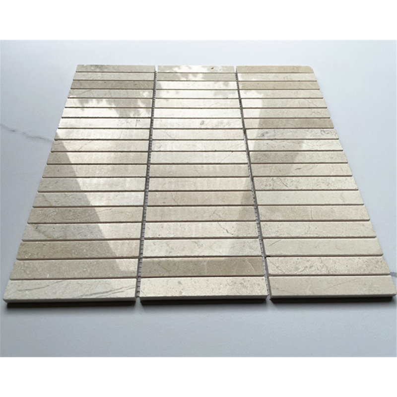 12" x 12" Marble Mosaic Sheet Subway Wall & Floor Tile