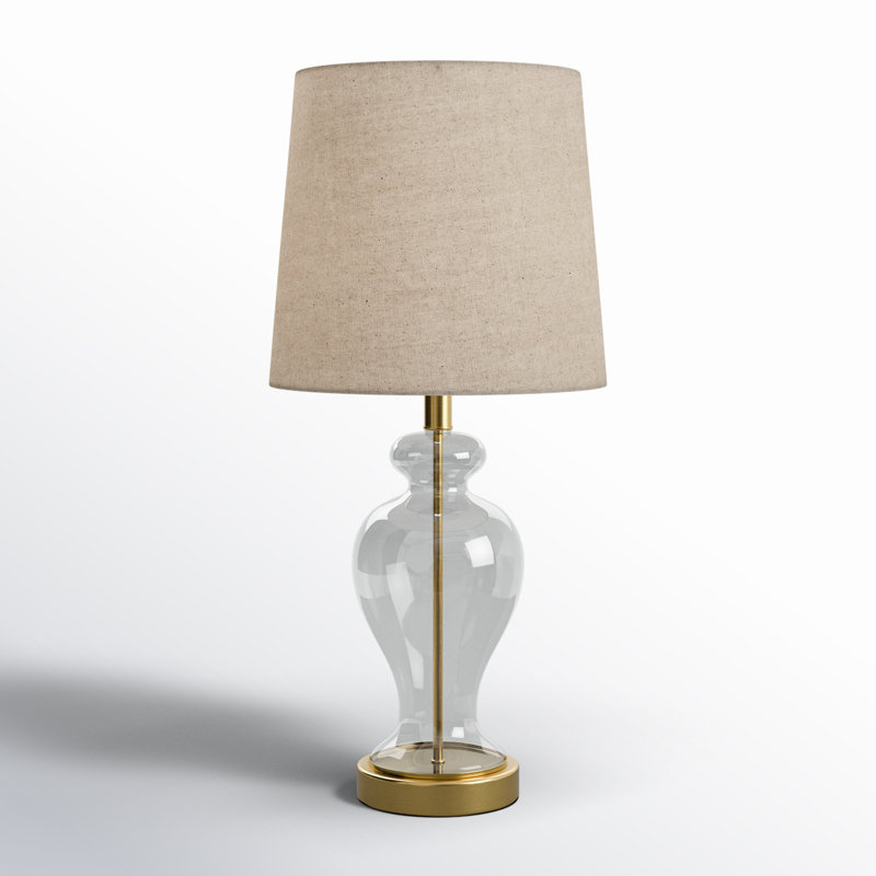 Lampe de table Esmarie - abat-jour naturel