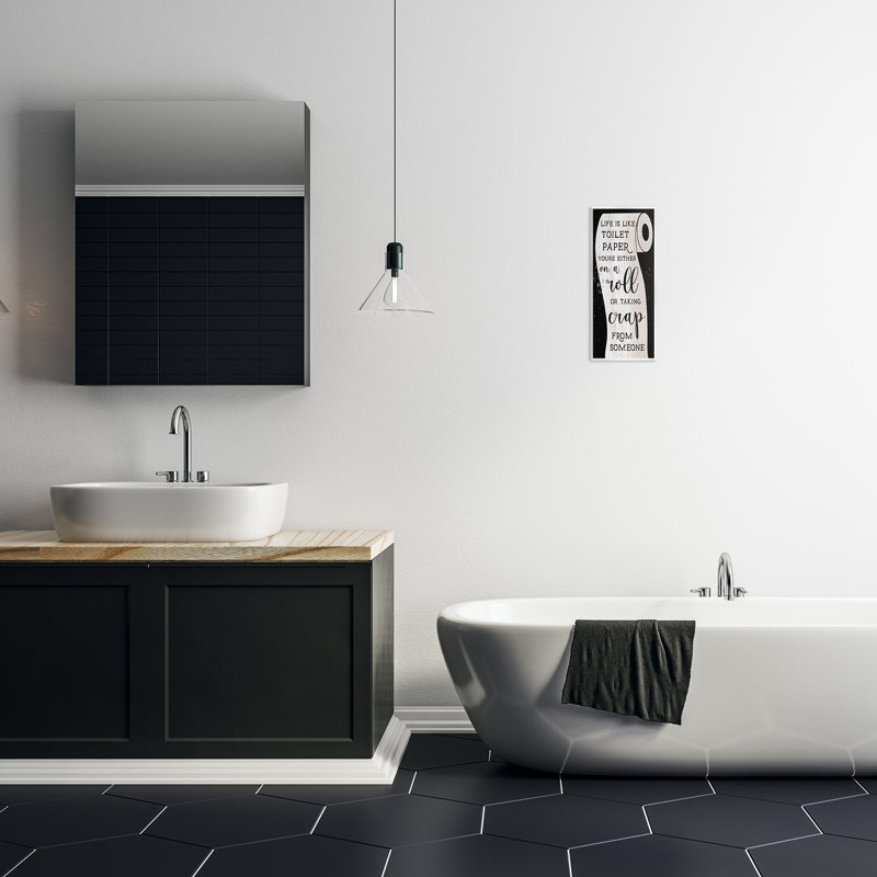 Art mural en forme de salle de bain «Like» par Daphne Polselli