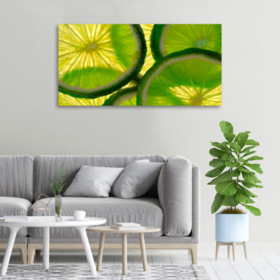 Lime - No Frame Print on Canvas