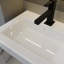 Meuble-lavabo pour salle de bain avec lavabo, meuble-lavabo pour petit espace, meuble-lavabo autoportant avec 2 armoires à fermeture douce