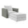 Manusite Upholstered Side Armrest Module for Accent Chair