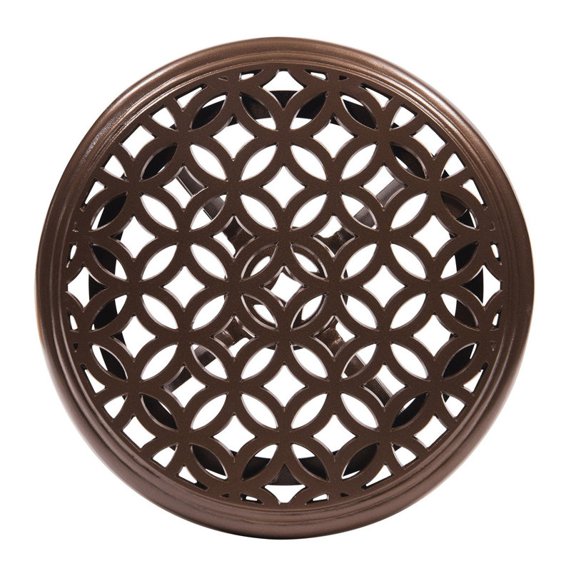Casa Outdoor Round Side Table, Graphite