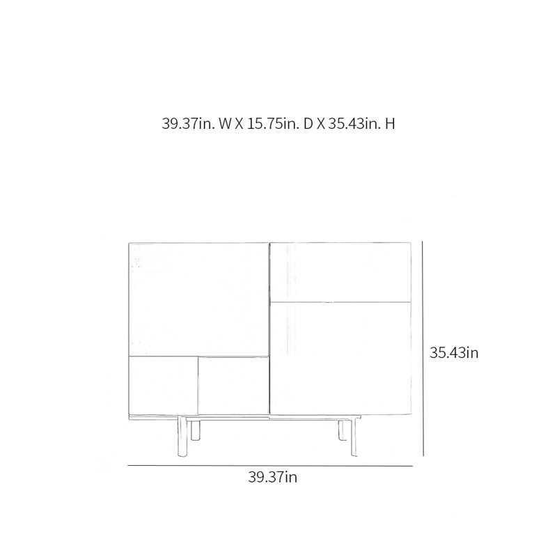 Modern Light Luxury Sideboard Cabinet