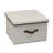 LargeStorageBoxwithLidSoftPoly-CottonCanvaswithReinforcedFrameGenerousStorageCapacityFully-RemovableLidFrontHandleVersatileFoldableandStackablewithCoffeeTrim-1589940375-1589940373