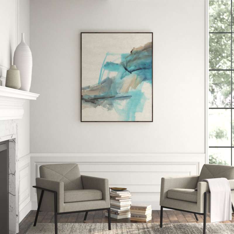Windblown Cloth II Print by Giselle Kelly, 51.5" H x 41.5" W x 1.5" D, Image Brush Gel