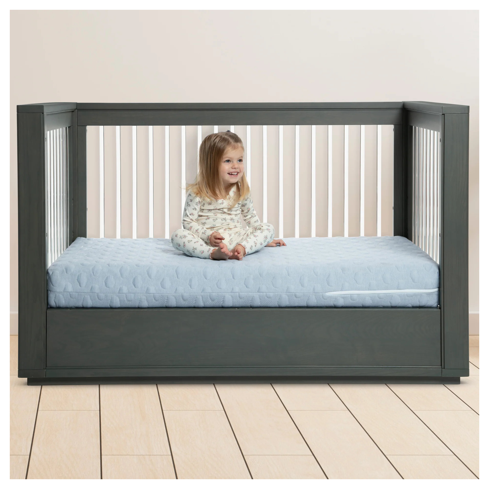 Breathable Essential Crib Mattress, Blue