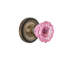 Rope Rosette with Crystal Pink Door Knob-282774347
