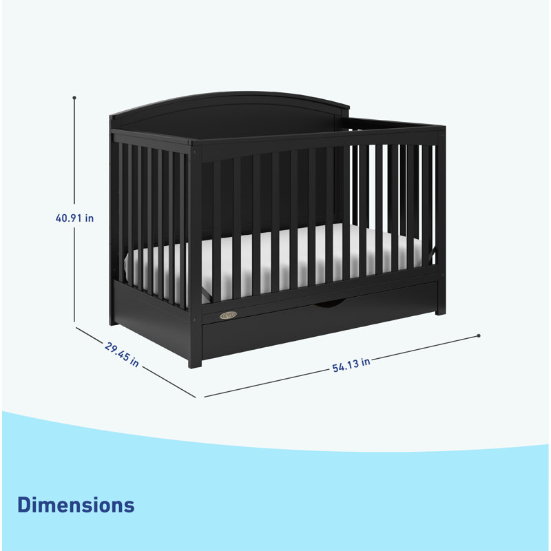 Graco Bellwood 5-In-1 Convertible Crib With Drawer & Reviews | Wayfair