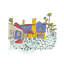 Craftsman House From Lomitas Print by Deborah Blum-68873560