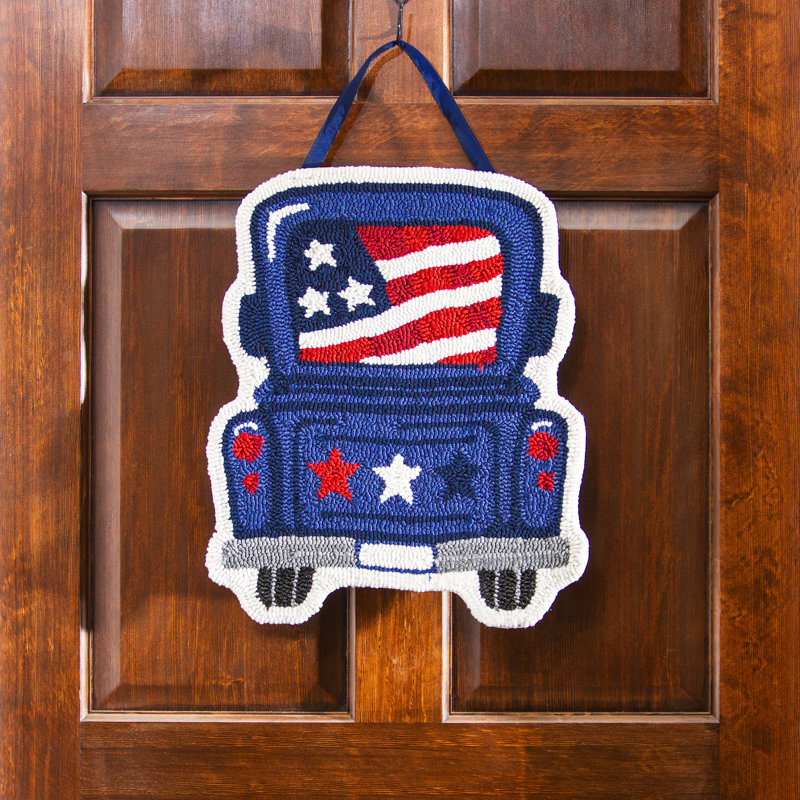 Décoration de porte camion Divisha patriotique