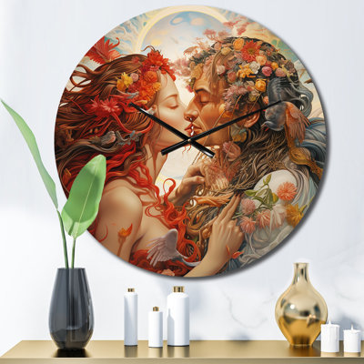Horloge murale Divine Couple