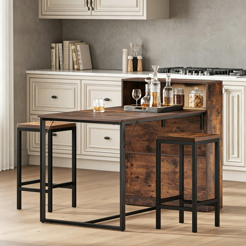 Metal Base Dining Table