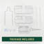 Serviteur de douche triple en aluminium