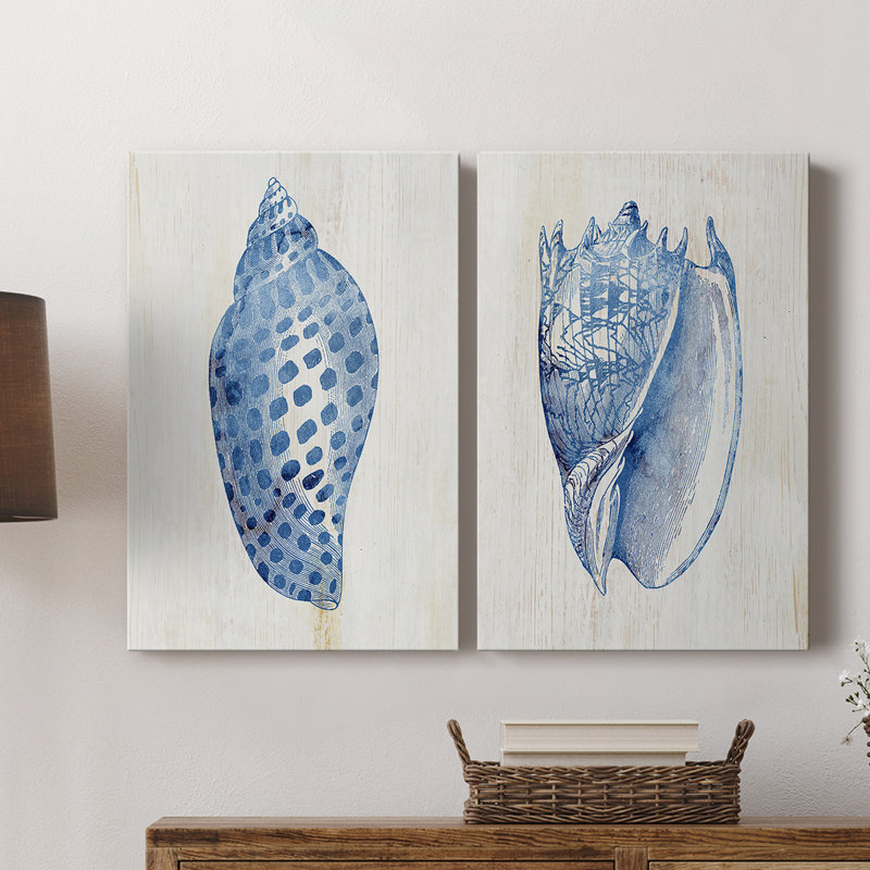 Toile tendue avec châssis Shell I-Premium - prête à être accrochée
