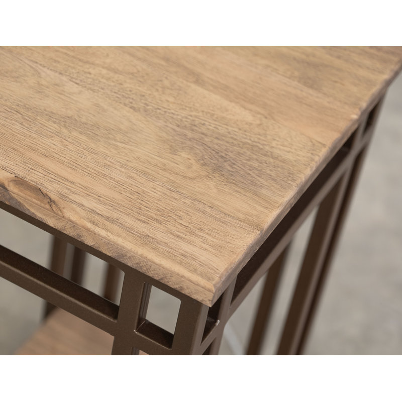 Iron base, Chairside Table