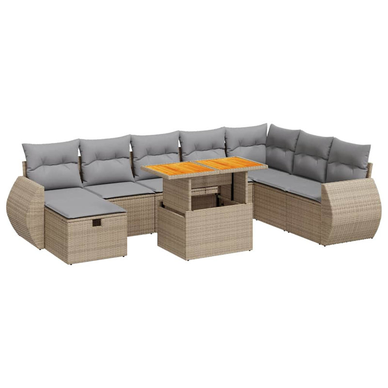 Ensemble de canapé de jardin Vidaxl